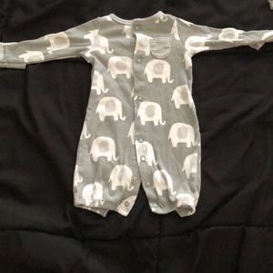 Premie elephant onesie